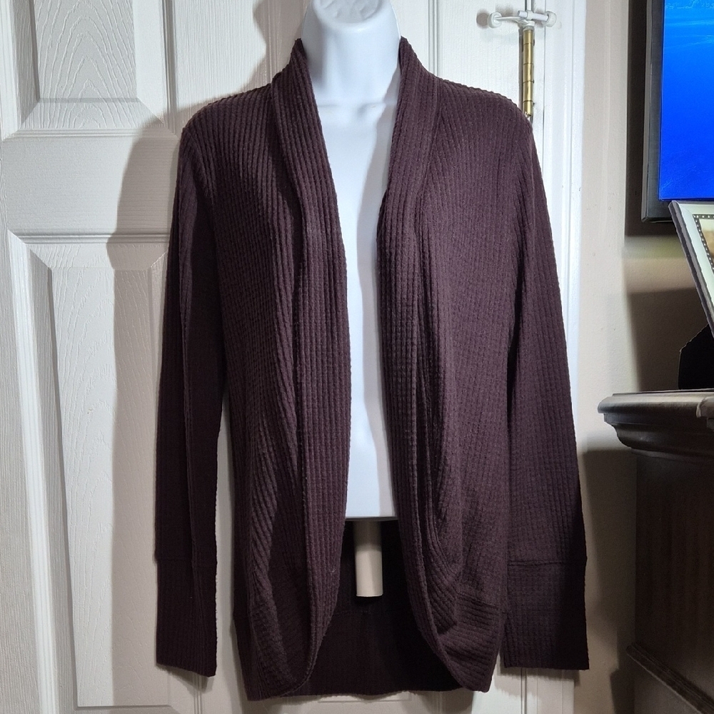 Maurices Women's Burgundy Cardigan Sweater Size XS